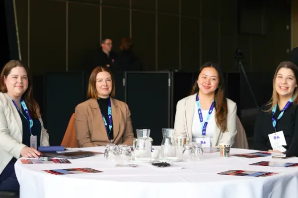 Attendees at a roundtable at Digital Adelaide 2025
