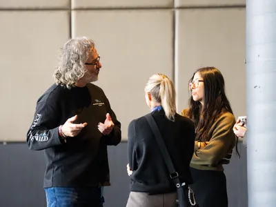 Attendees in conversation at Digital Adelaide 2025