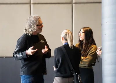 Attendees in conversation at Digital Adelaide 2025