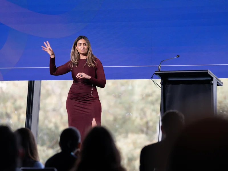 Speaker presenting at Digital Adelaide 2025