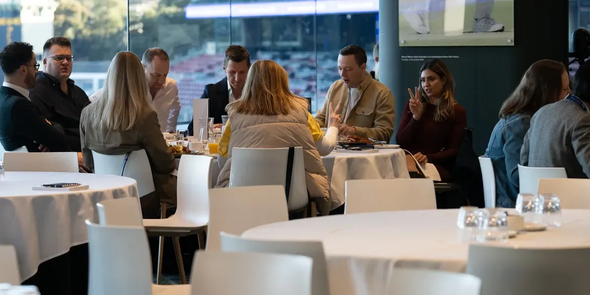 Attendees connecting at Digital Adelaide 2025