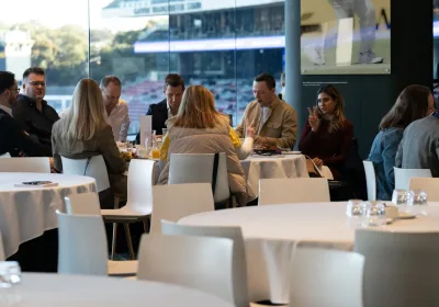 Attendees networking at Digital Adelaide 2025